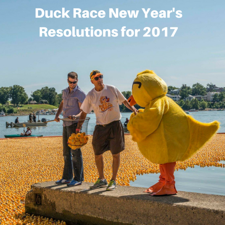 Duck Race New Year's Resolutions for 2017