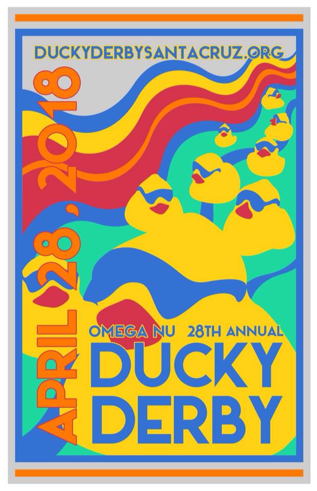 Omega Nu Ducky Derby Poster